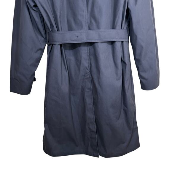 Defense Logistics Agency Air Force 42L Trench Coat Defender Collection Blue USA - Picture 7 of 12